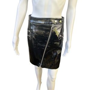 ZARA - Patent leather mini skirt